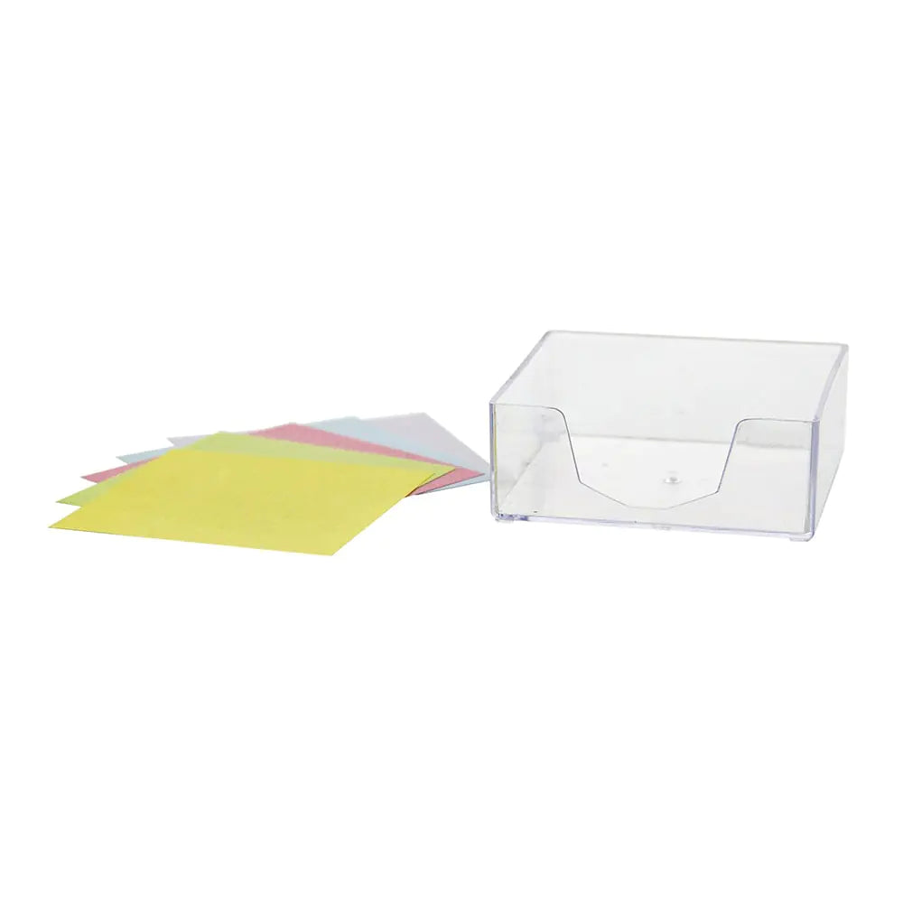 75mm X 75mm 300 Ct. Color Paper Cube w/ Tray